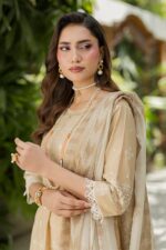 Embroidered Shirt Shalwar Dupatta - 4081 - Image 4